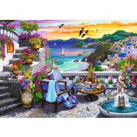 thumb-Sunset in Santorini - 300 XXL pieces-2