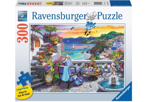  Ravensburger Coucher de soleil à Santorini - 300 pièces XXL 
