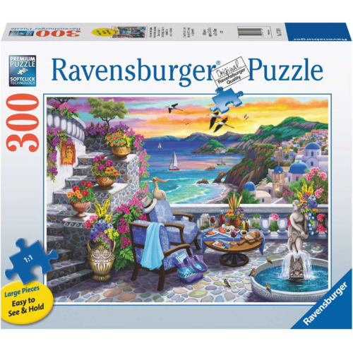  Ravensburger Sunset in Santorini - 300 XXL pieces 