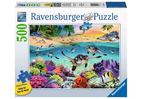  Ravensburger Bébés tortues de mer  - 500 pièces XL 