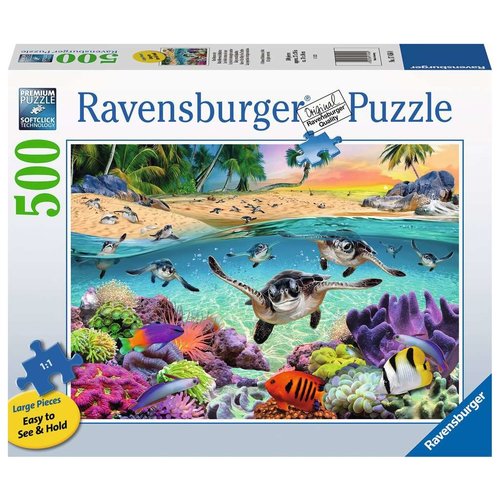  Ravensburger Bébés tortues de mer  - 500 pièces XL 