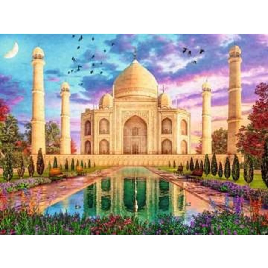 Betoverende Taj Mahal - puzzel van 1500 stukjes-1