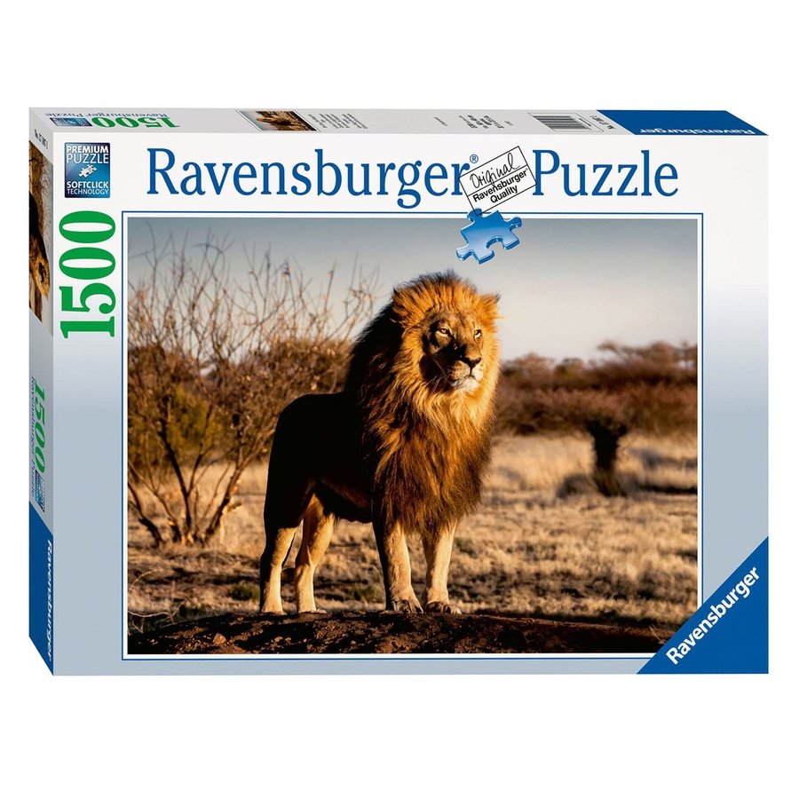 De Leeuw, de Koning der dieren - puzzel van 1500 stukjes-1