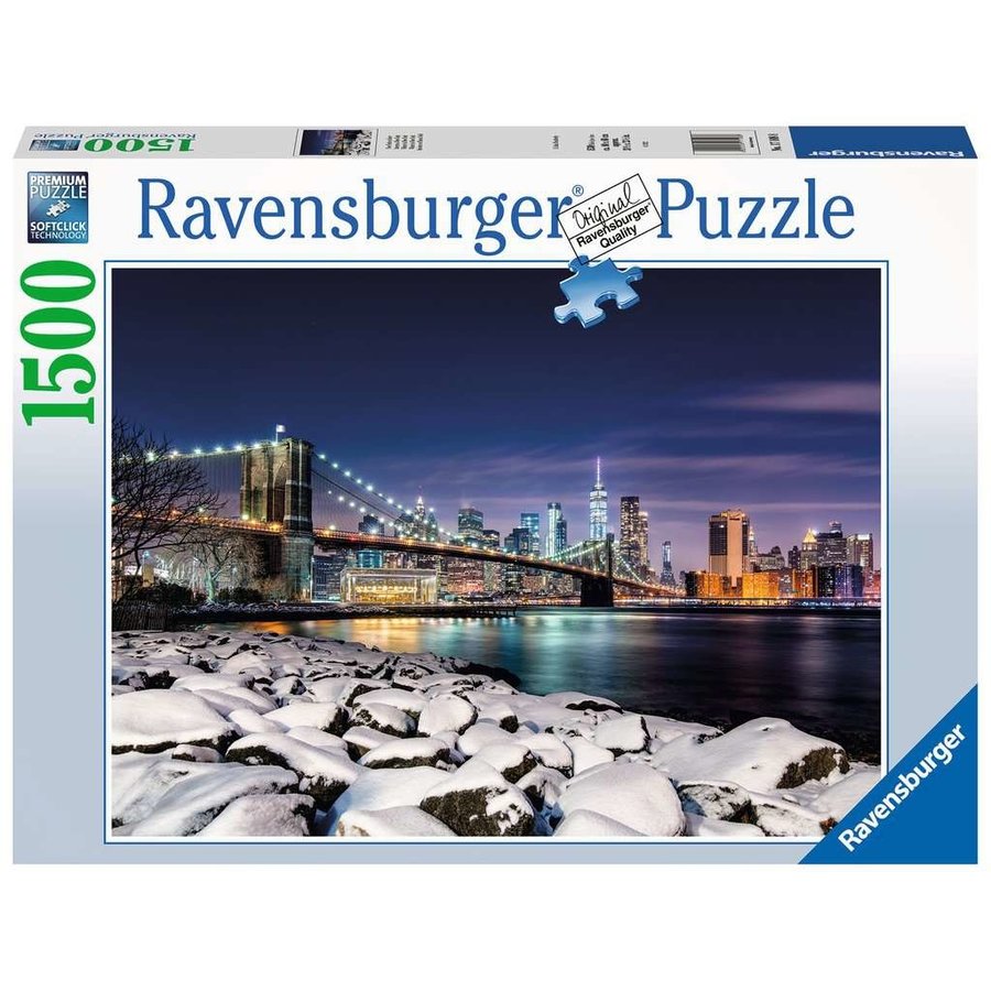 L'hiver à New York  - puzzle de 1500 pièces-1