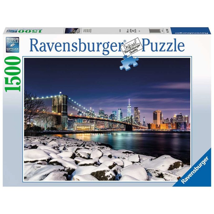 Winter in New York - puzzel van 1500 stukjes-1