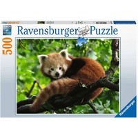 thumb-Adorable panda roux - puzzle de 500 pièces-1