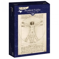 thumb-Leonardo Da Vinci - The Vitruvian Man, 1490 - 1000 pièces-1