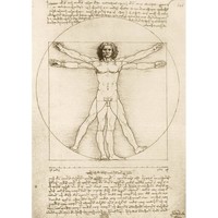 thumb-Leonardo Da Vinci - The Vitruvian Man, 1490 - 1000 pièces-2