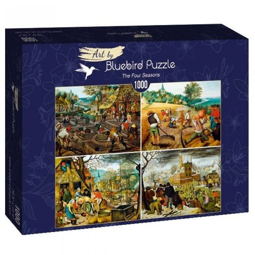  Bluebird Puzzle Pieter Bruegel - De Vier Seizoenen - 1000 stukjes 