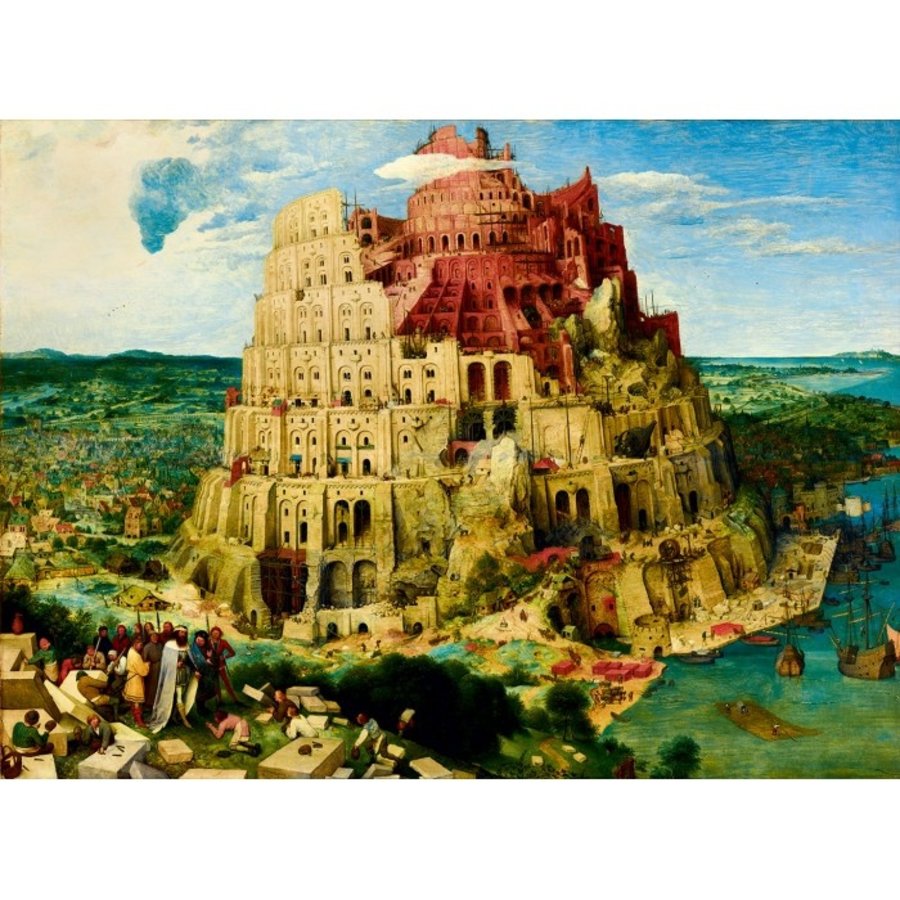 Pieter Bruegel - Toren van Babel, 1563  - puzzel van 3000 stukjes-2