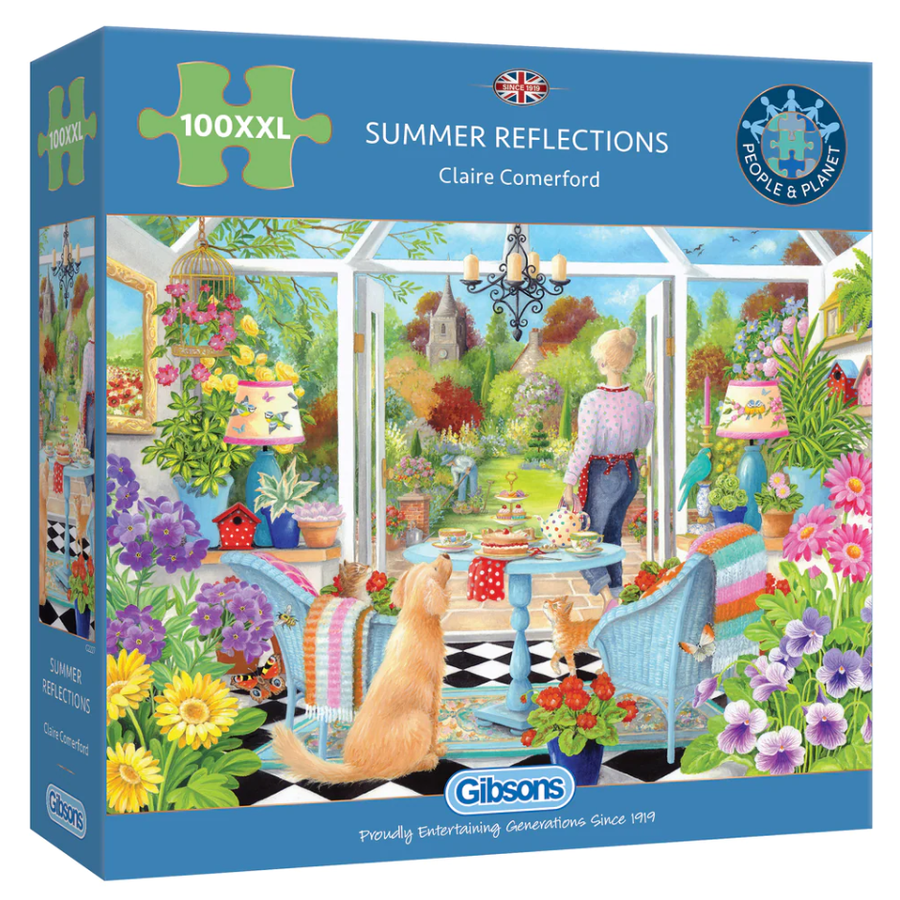 Summer Reflections  - jigsaw puzzle of 100 XXL pieces-1