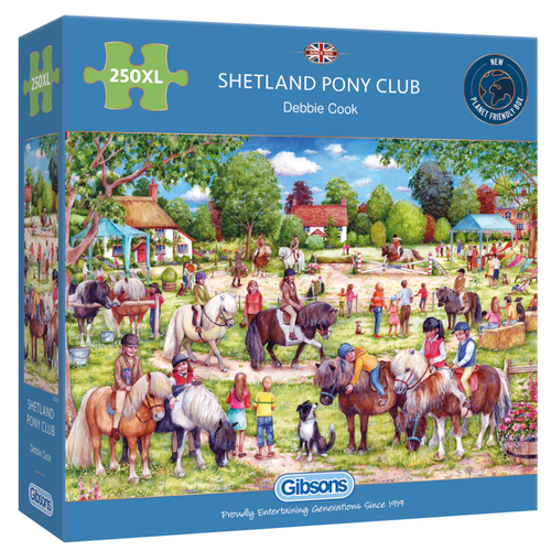  Gibsons Shetland Pony Club - puzzle 250 XL pieces 