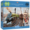 Gibsons Spotters at Doncaster - jigsaw puzzle of 100 XXL pieces