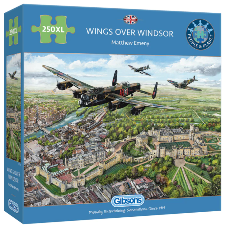 Wings Over Windsor - 250 XL pieces jigsaw puzzle-1