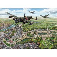 thumb-Wings Over Windsor - 250 XL pieces jigsaw puzzle-2