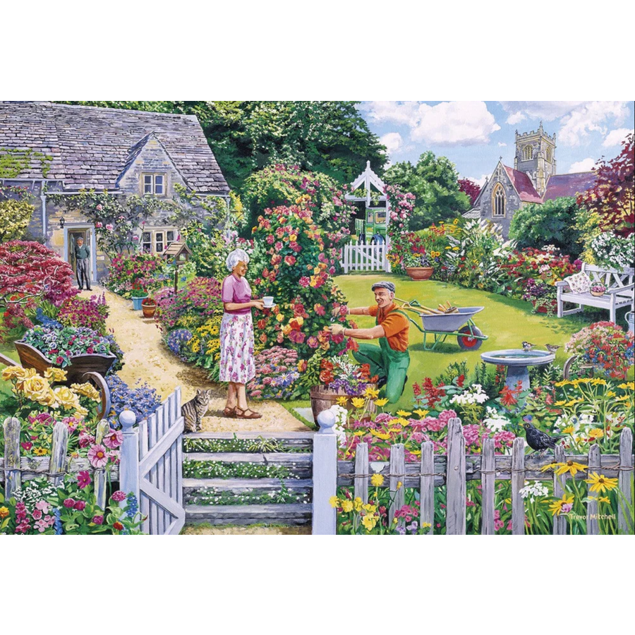 The Gardener's Round - 4 puzzles of 500 pieces-3