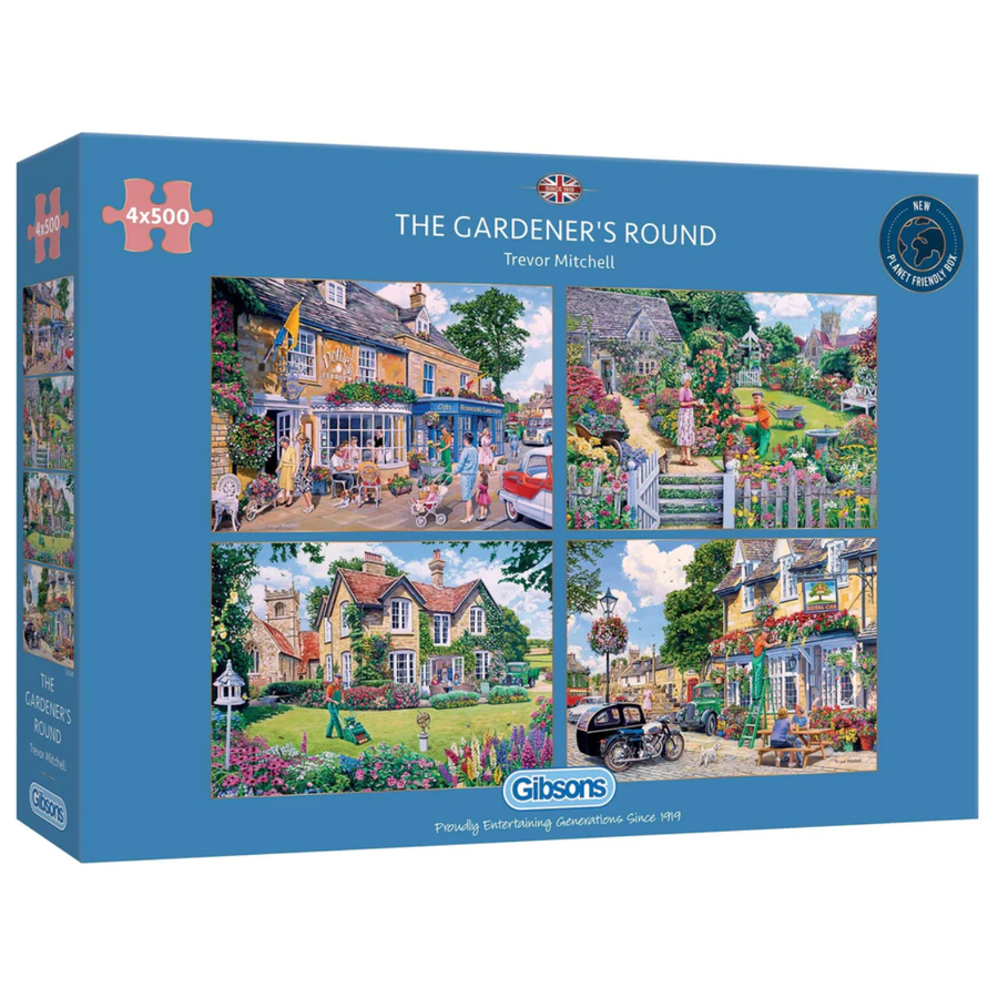 The Gardener's Round - 4 puzzles of 500 pieces-1