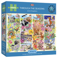 thumb-Through the Seasons - puzzle of 500XL pieces-1