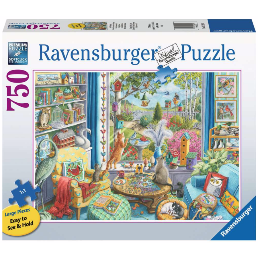 The Bird Watchers - 750 XL pieces - jigsaw puzzle-1