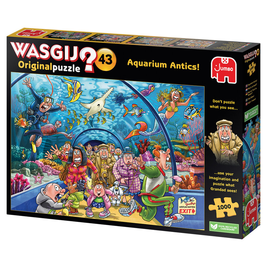 Wasgij Original 43 - Aquarium Antics! - 1000 stukjes-1