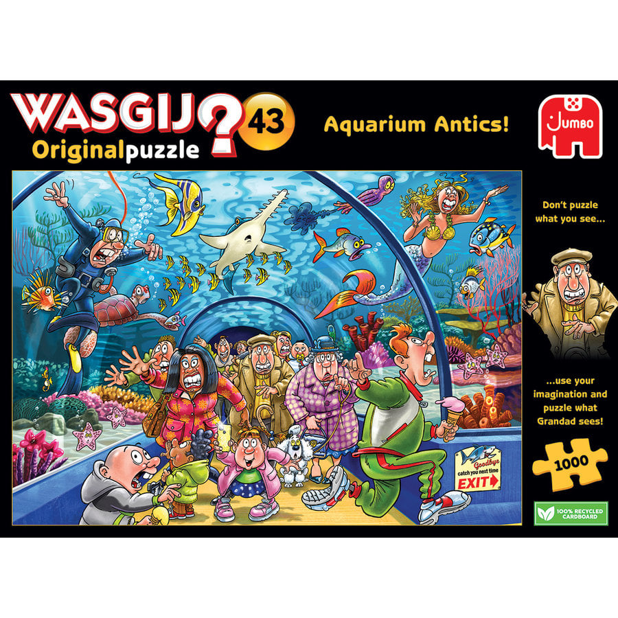 Wasgij Original 43 - Aquarium Antics! - 1000 pieces-3