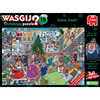 thumb-Wasgij Christmas 19 - Santa Dash - 2 jigsaw puzzles of 1000 pieces-3