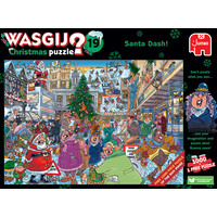 thumb-Wasgij Christmas 19 - Santa Dash - 2 puzzels van 1000 stukjes-3