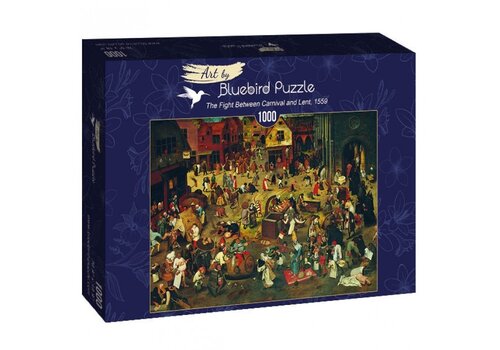  Bluebird Puzzle Pieter Bruegel - The Fight Between Carnival and Lent - 1000 pieces 