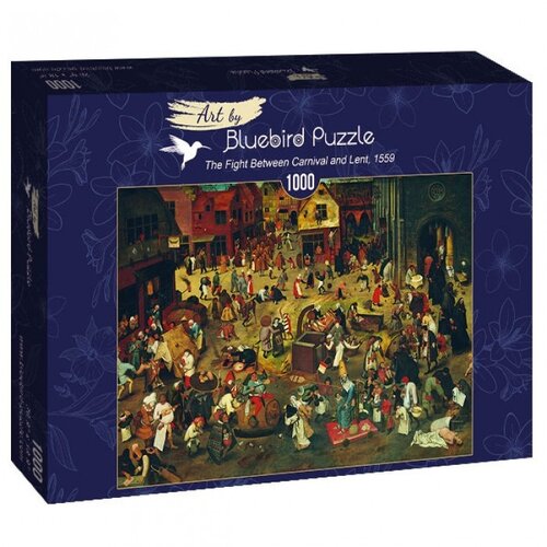  Bluebird Puzzle Pieter Bruegel - The Fight Between Carnival and Lent - 1000 pieces 