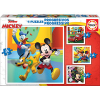 thumb-4 puzzles of Mickey & Friends - 12, 16, 20 and 25 pieces-1