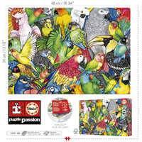 thumb-Parrots - jigsaw puzzle of 500 pieces-3