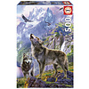 Educa Wolves on the rocks - jigsaw puzzle of 500 pieces