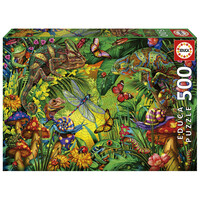 thumb-Forêt Colorée - puzzle de 500 pièces-1