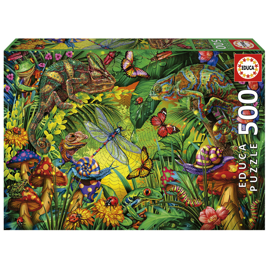 Forêt Colorée - puzzle de 500 pièces-1