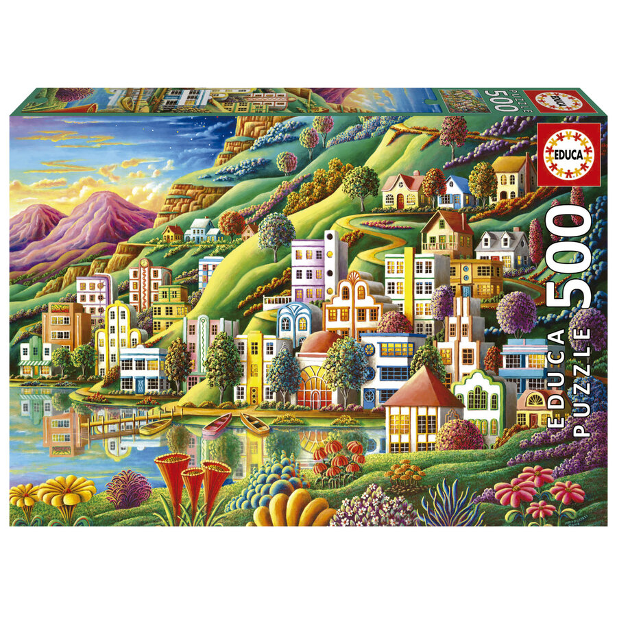 Puerto Escondido - jigsaw puzzle of 500 pieces-1