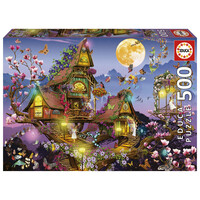 thumb-Maison de conte de fée  - puzzle de 500 pièces-1