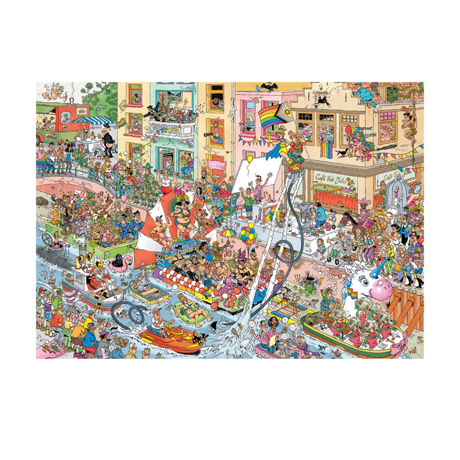 Celebrate Pride - Jan van Haasteren - puzzel van 1000 stukjes-2