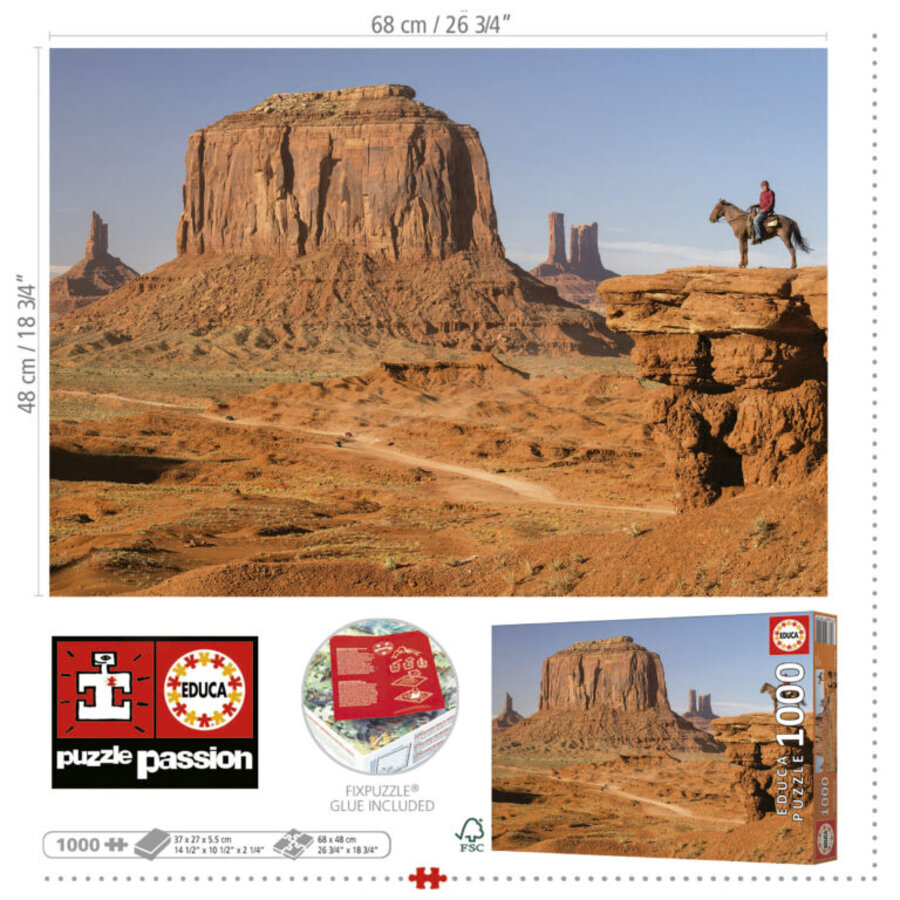 Monument Valley - puzzel 1000 stukjes-3