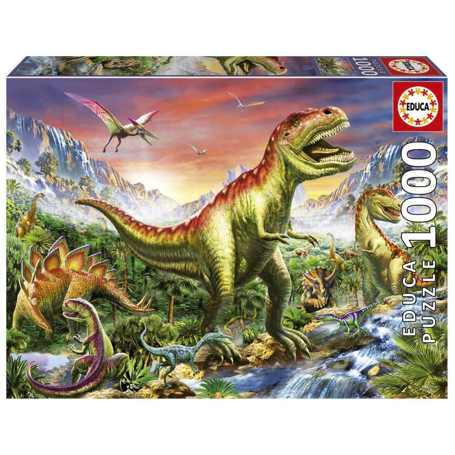 Jurassic Forest - puzzle of 1000 pieces-1