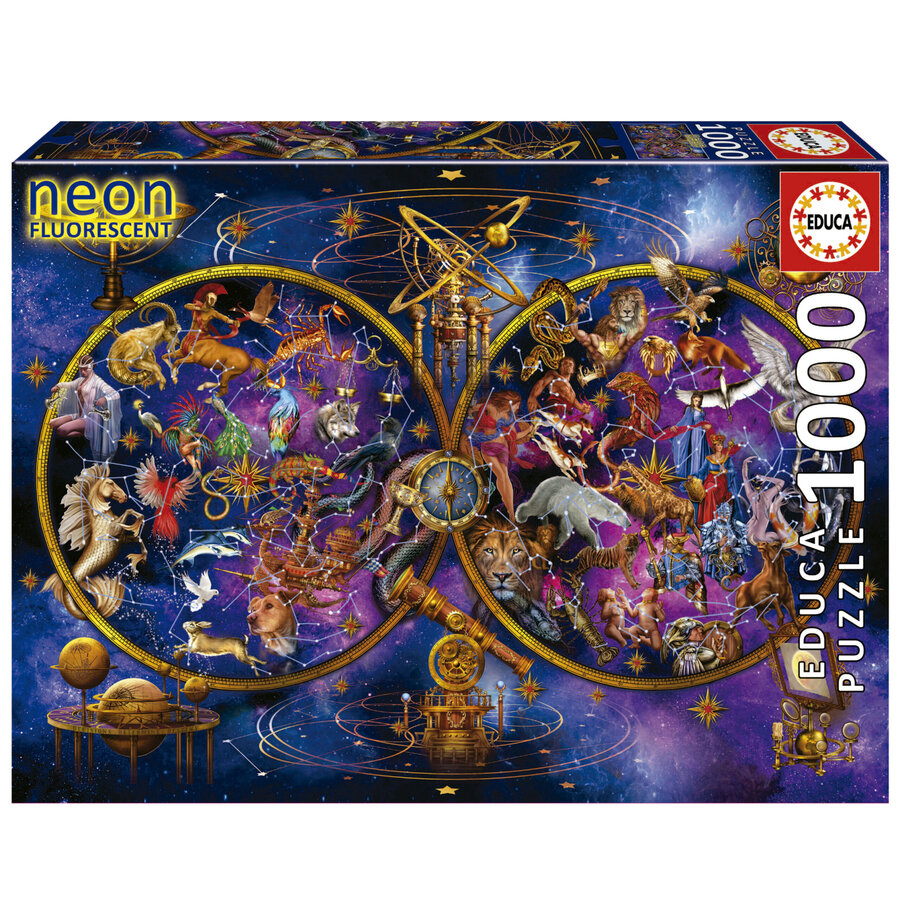 Constellations - Glow in the Dark - puzzle 1000 pièces-1