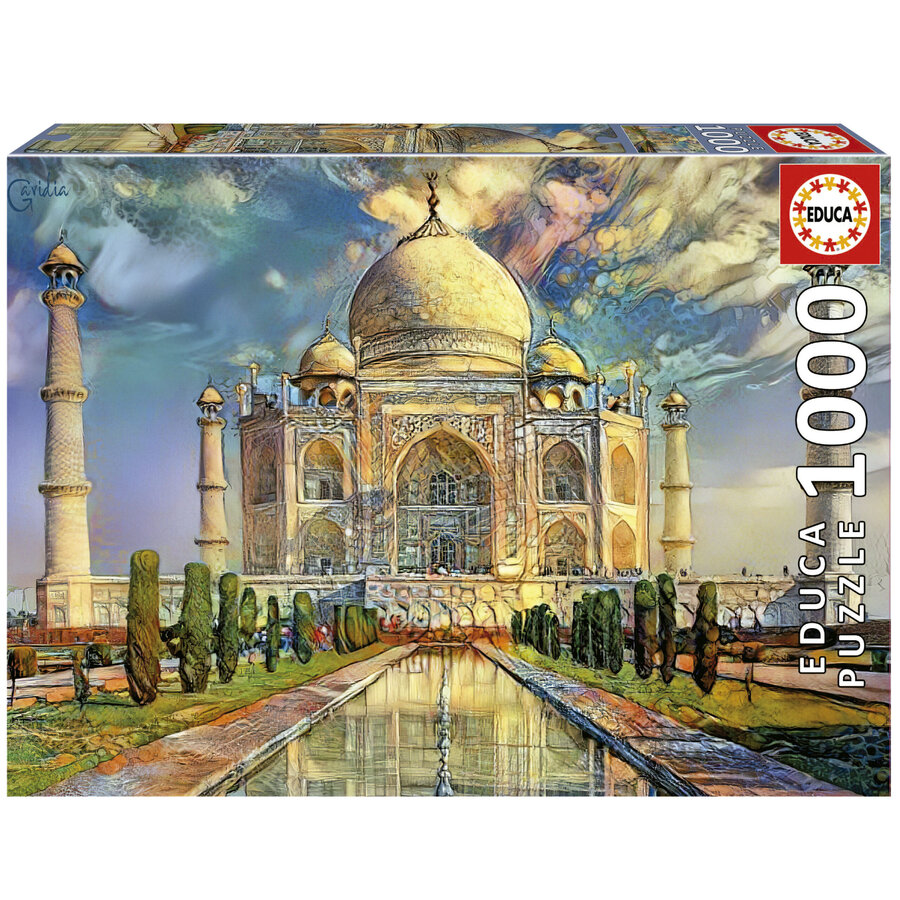 Taj Mahal - puzzle de 1000 pièces-1