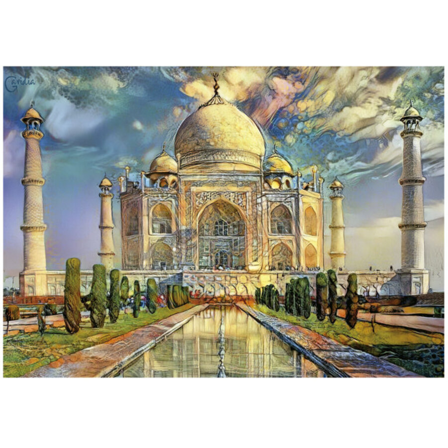 Taj Mahal - puzzle de 1000 pièces-2