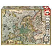 thumb-Kaart van Europa - puzzel 1000 stukjes-1