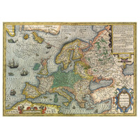 thumb-Kaart van Europa - puzzel 1000 stukjes-2