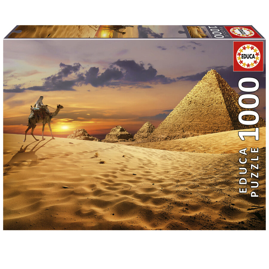 Camel in the desert - puzzle of 1000 pieces-1