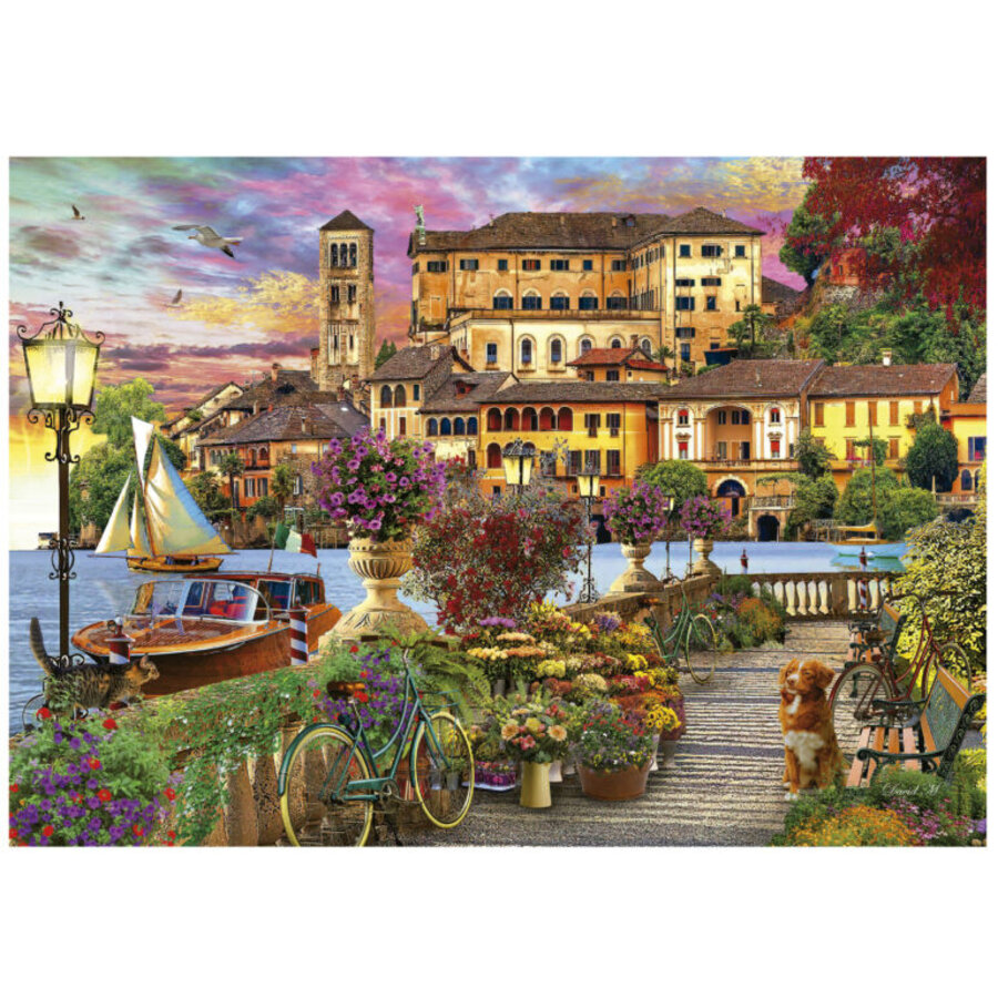 Promenade Italienne - puzzle de 1500 pièces-2
