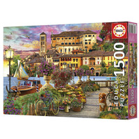 thumb-Italian Promenade - jigsaw puzzle of 1500 pieces-4