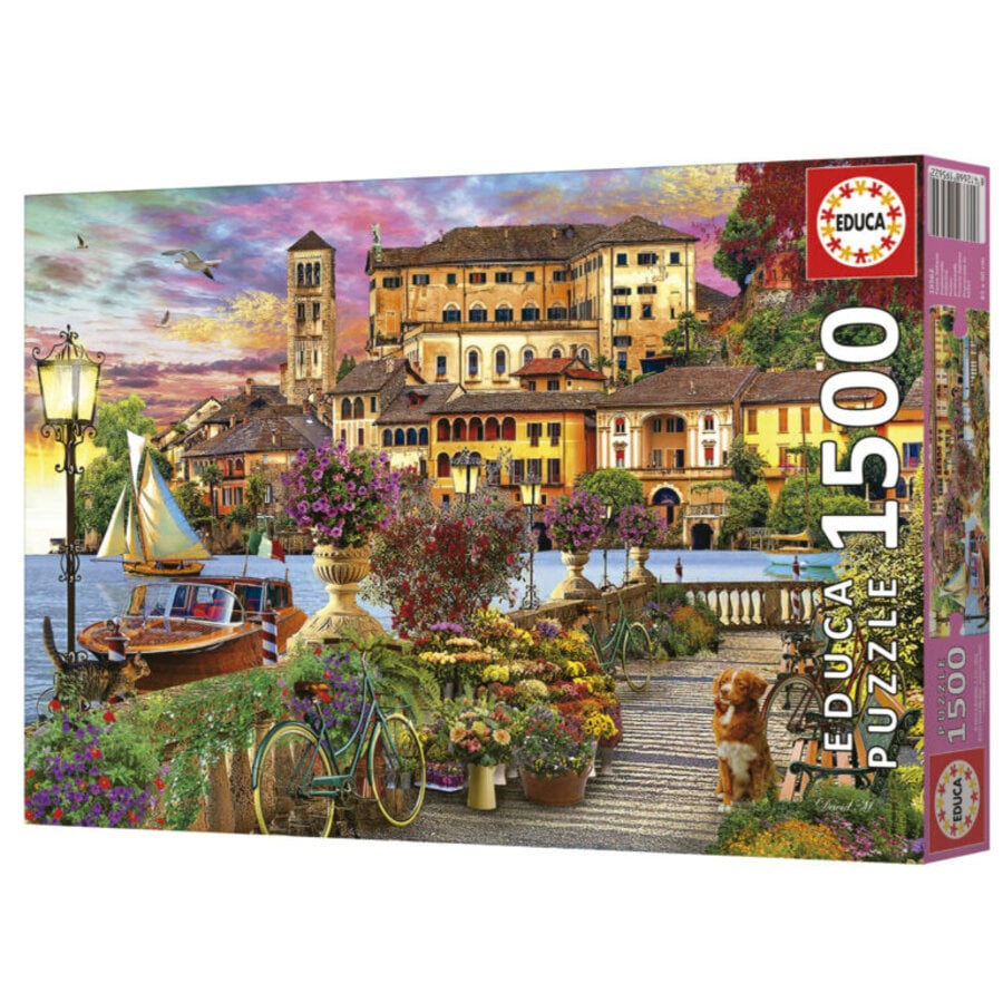 Italian Promenade - jigsaw puzzle of 1500 pieces-4