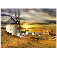 thumb-Moulins à vent, Consuegra - puzzle de 1500 pièces-2