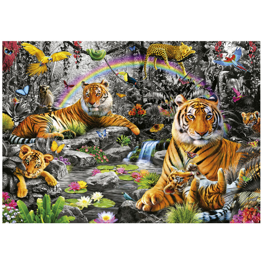 Jungle Radieuse - puzzle de 1500 pièces-2